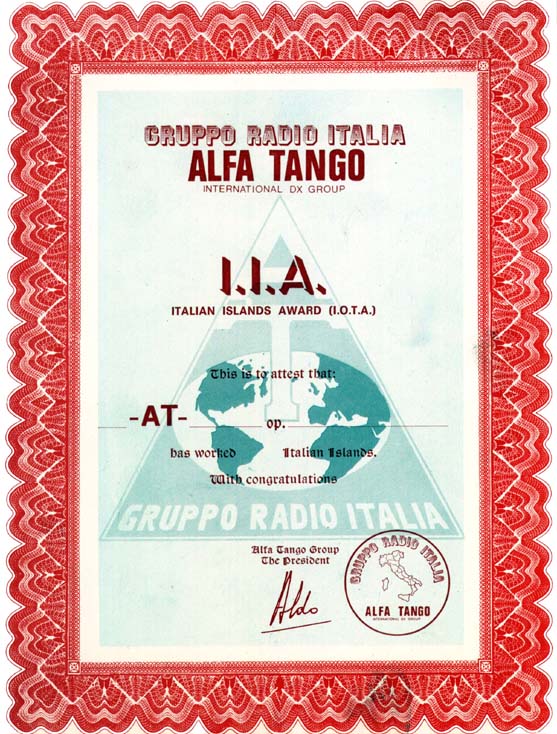 G.R.I. ALFA TANGO Puglia IOTA Team G.R.I. ALFA TANGO Puglia IOTA Team